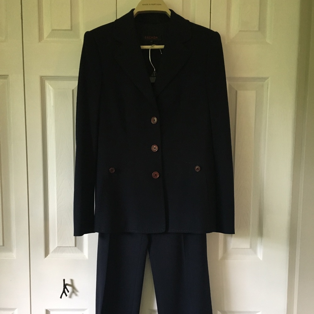 Pant Suit by Escada - Navy